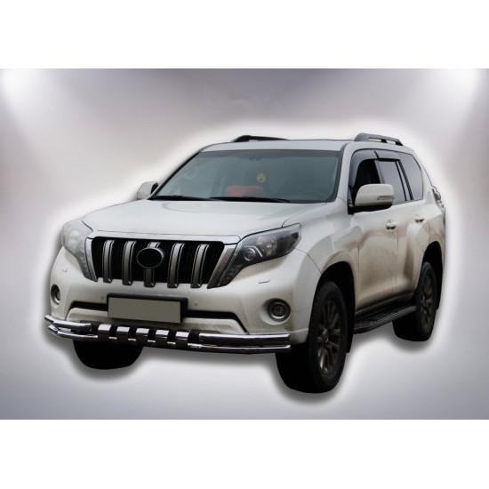 Передній захист F3-31 (нерж) для Toyota Land Cruiser Prado 150