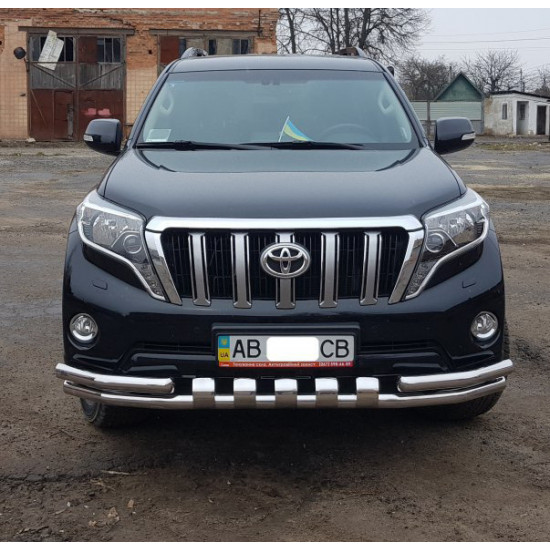 Передній захист F3-31 (нерж) для Toyota Land Cruiser Prado 150