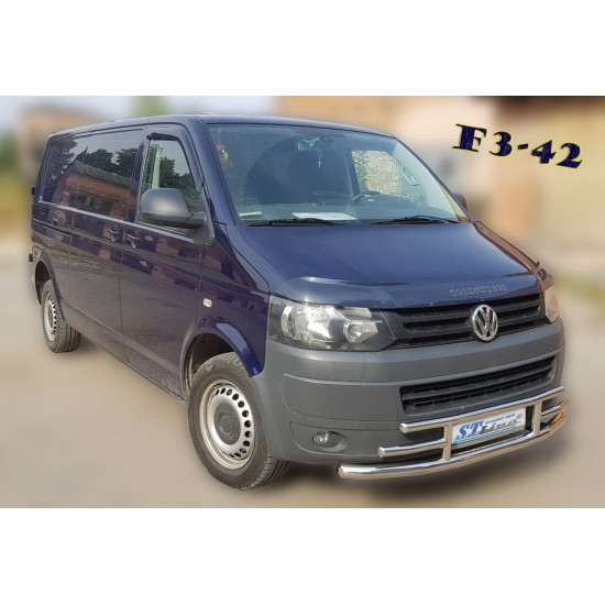 Нижня губа F3-42 (нерж) для Volkswagen T5 2010-2015 рр