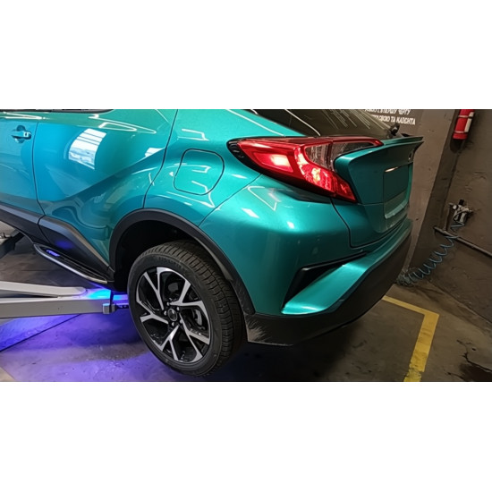 Бокові пороги Оригінал V2 (2 шт., алюм.) для Toyota C-HR