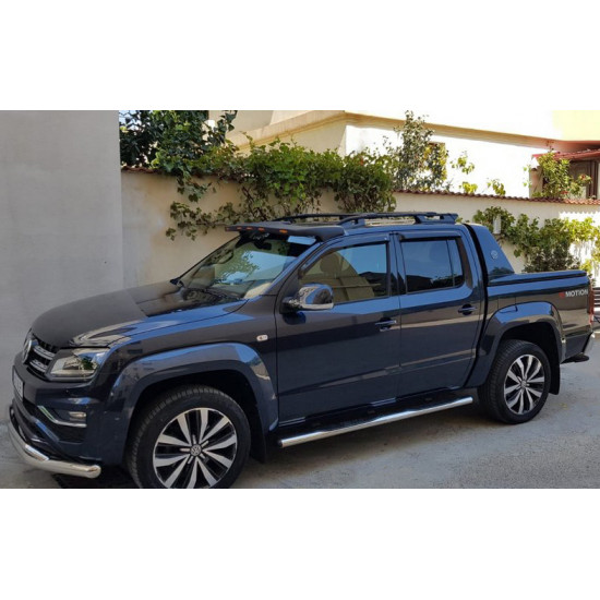 Бічні труби (2 шт., нерж) 60мм для Volkswagen Amarok 2010-2022 рр