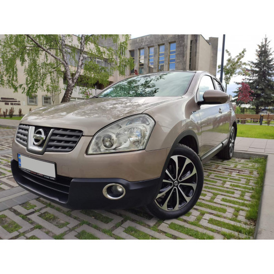 Накладки на противотуманки обведення (2 шт, нерж.) для Nissan Qashqai 2007-2010 рр