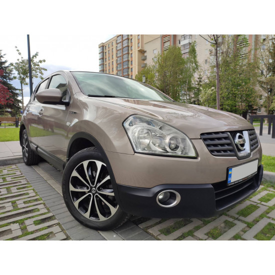 Накладки на противотуманки обведення (2 шт, нерж.) для Nissan Qashqai 2007-2010 рр