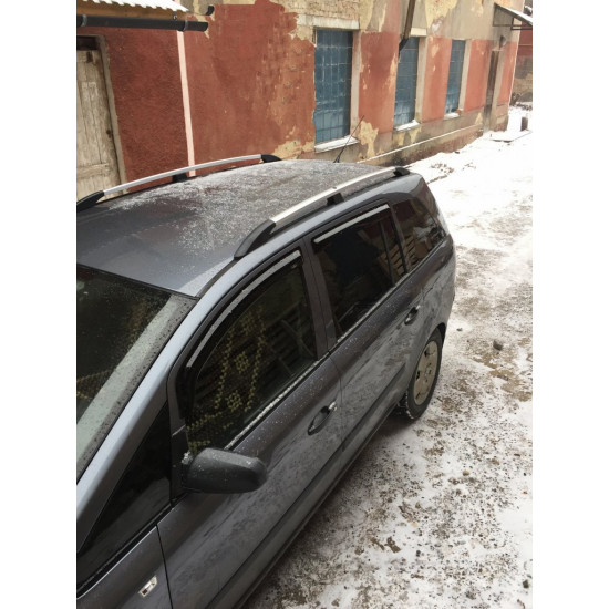 Рейлінги алюмінієві (Caravan, хром) для Opel Zafira B 2005-2011рр