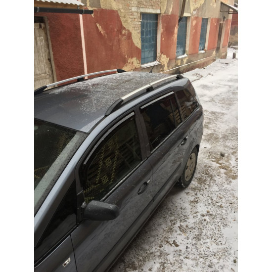 Рейлінги алюмінієві (Caravan, хром) для Opel Zafira B 2005-2011рр