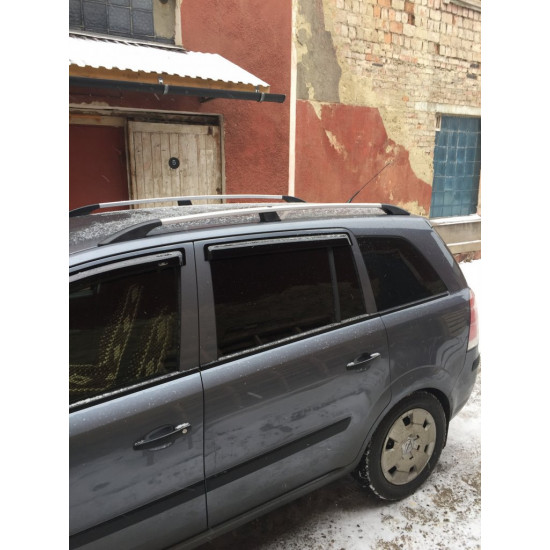 Рейлінги алюмінієві (Caravan, хром) для Opel Zafira B 2005-2011рр