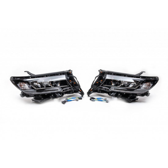 Передня оптика LED (2017-2024, 2 шт) для Toyota Land Cruiser Prado 150