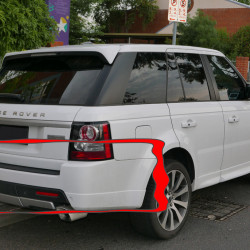 Задній бампер в зборі (Autobiography) для Range Rover Sport 2005-2013рр