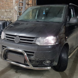 Кенгурятник WT006ST (нерж) для Volkswagen T5 2010-2015 рр