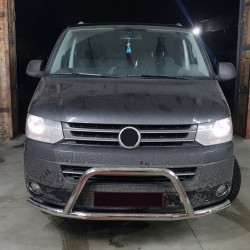 Кенгурятник WT006ST (нерж) для Volkswagen T5 2010-2015 рр