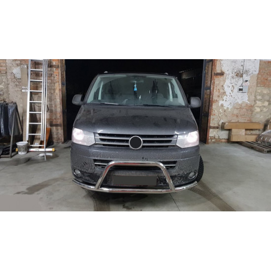 Кенгурятник WT006ST (нерж) для Volkswagen T5 2010-2015 рр