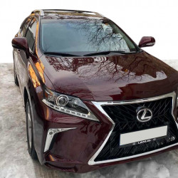 Передній бампер TRD 2009-2012, з фарами для Lexus RX рр