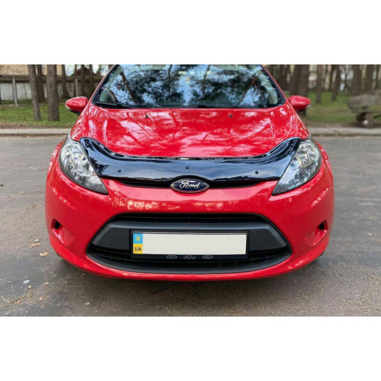 Дефлектор капота 2008-2013 (EuroCap) для Ford Fiesta рр