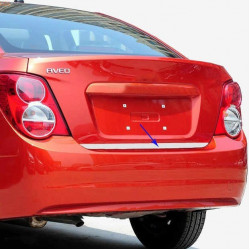 Кромка багажника (Sedan, нерж.) для Chevrolet Aveo T300 2011-2024 рр