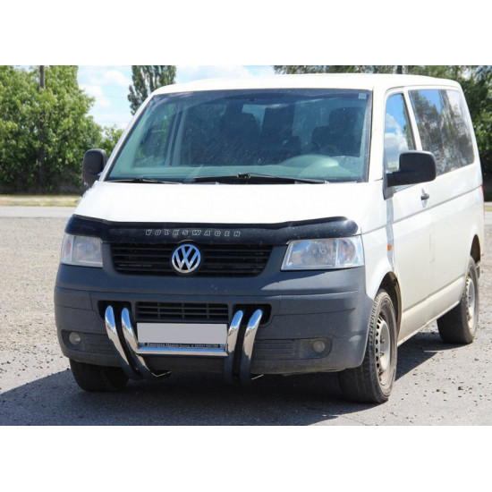 Кенгурятник ST006-03 ніздрі (нерж) для Volkswagen T5 Transporter 2003-2010 рр