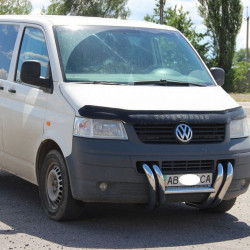 Кенгурятник ST006-03 ніздрі (нерж) для Volkswagen T5 Transporter 2003-2010 рр