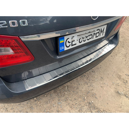 Накладка на задній бампер Carmos (SW, нерж) для Mercedes E-сlass W212 2009-2016рр