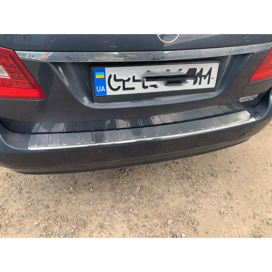 Накладка на задній бампер Carmos (SW, нерж) для Mercedes E-сlass W212 2009-2016рр