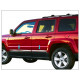 Молдинг дверей (нерж) для Jeep Cherokee/Liberty 2007-2013рр