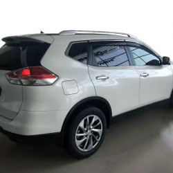 Вітровики з хром молдингом (4 шт, HIC) для Nissan X-trail T32 / Rogue 2014-2021 рр