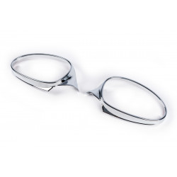 Хром накладки на дзеркала 2005-2008 (2 шт, ABS) для BMW 3 серія E-90/91/92/93 рр