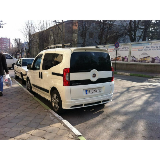 Накладка на задній бампер Emotion (під фарбування) для Fiat Fiorino/Qubo 2008-2024 рр