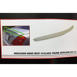 Спойлер (ABS, під фарбування) для Mercedes S-сlass W221