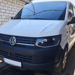 Передні фари LED з вогнями (Black, 2 шт) для Volkswagen T6