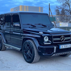 Передній бампер AMG G63/G65 (в зборі) G63 (хромована сітка) для Mercedes G сlass W463 1990-2018рр