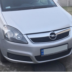 Зимова накладка на решітку (2005-2008) Матова для Opel Zafira B рр