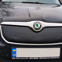 Зимова накладка на решітку (Верхня, 2008-2013) Матова для Skoda Superb рр