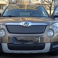 Зимова накладка на решітку (верхня, 2009-2013) Матова для Skoda Yeti рр