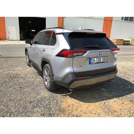 Бокові пороги RedLine V1 (2 шт., алюміній) для Toyota Rav 4 2019-2024