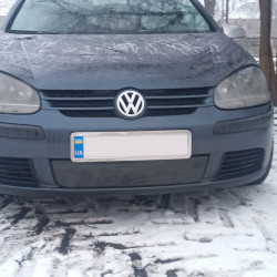 Зимова накладка на решітку (HB) Матова для Volkswagen Golf 5