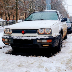 Зимова накладка на решітку Матова для Volkswagen Golf 3