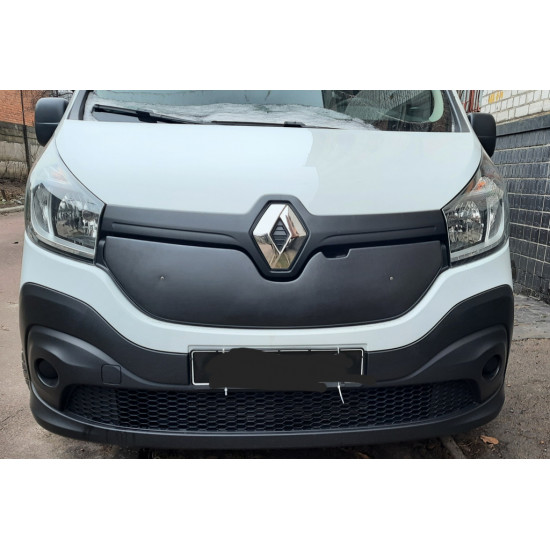 Зимова накладка на решітку Глянцева для Renault Trafic 2015-2024 рр