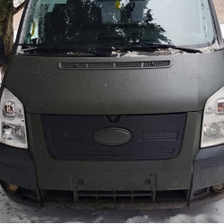 Зимова накладка на решітку (2006-2014) Глянцева для Ford Transit рр