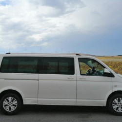 Інтегровані рейлінги (хром) Коротка база для Volkswagen T5 Transporter 2003-2010 рр