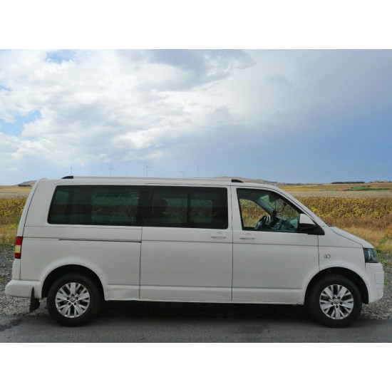 Інтегровані рейлінги (хром) Коротка база для Volkswagen T5 Transporter 2003-2010 рр