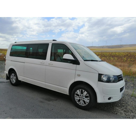 Інтегровані рейлінги (хром) Коротка база для Volkswagen T5 Transporter 2003-2010 рр