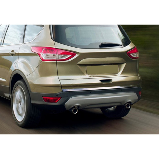 Кромка багажника (нерж.) Carmos - Турецька сталь для Ford Kuga/Escape 2013-2019 рр