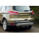 Кромка багажника (нерж.) Carmos - Турецька сталь для Ford Kuga/Escape 2013-2019 рр