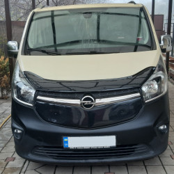 Зимова накладка на решітку Глянцева для Opel Vivaro 2015-2019 рр