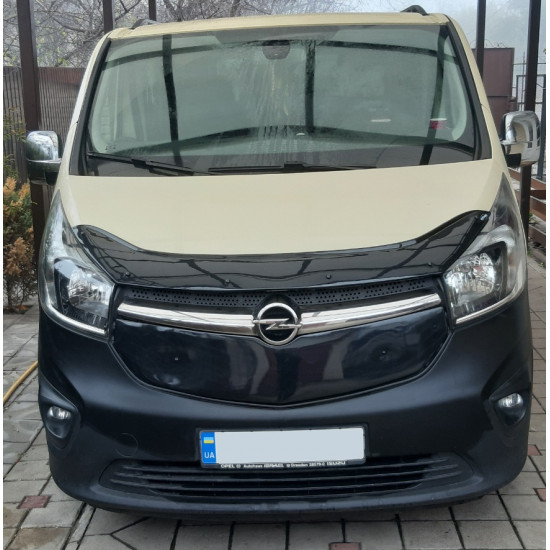 Зимова накладка на решітку Глянцева для Opel Vivaro 2015-2019 рр