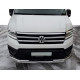 Передній захист ST085 (нерж) для Volkswagen Crafter 2017-2024 рр