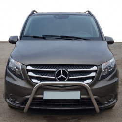 Кенгурятник WT006 (нерж.) для Mercedes Vito / V-class W447 2014-2024 рр