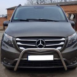 Кенгурятник WT006 (нерж.) для Mercedes Vito / V-class W447 2014-2024 рр