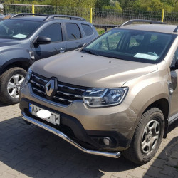 Кенгурятник WT008 (нерж.) для Dacia Duster 2018-2024 рр