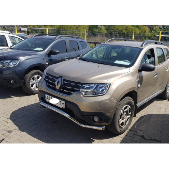 Кенгурятник WT008 (нерж.) для Dacia Duster 2018-2024 рр