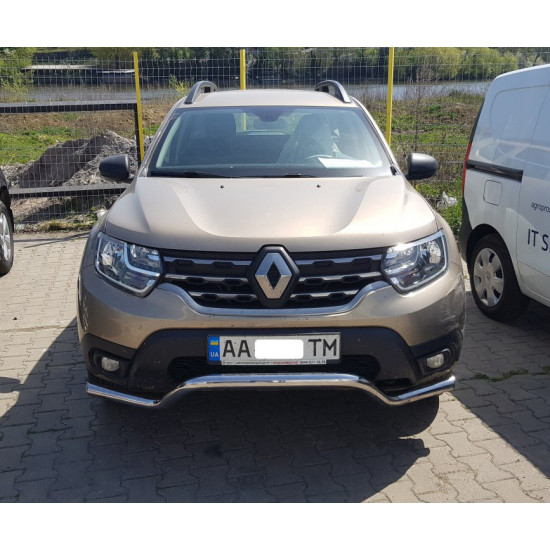 Кенгурятник WT008 (нерж.) для Renault Duster 2018-2024 рр